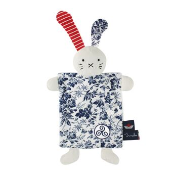 BREIZHOU / L'ïle aux Fleurs - Doudou rectangle LAPIN 30cm - Triskel 2