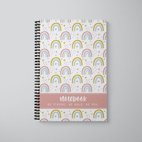 Blank Notebook A5 Rainbow Dreams