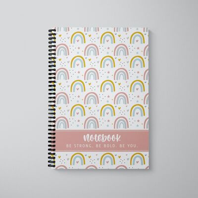 Blank Notebook A5 Rainbow Dreams