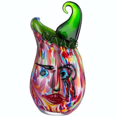 Glass Art Vase "Venito"