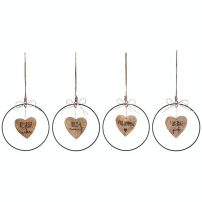 Cintre en métal coeur VE 8 so