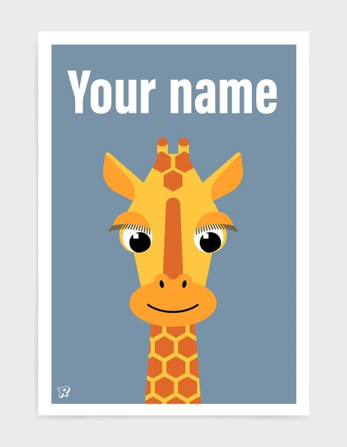 Giraffe - A5 - Custom name