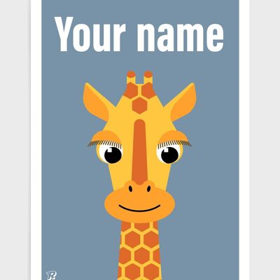 Giraffe - A5 - Eigener Name