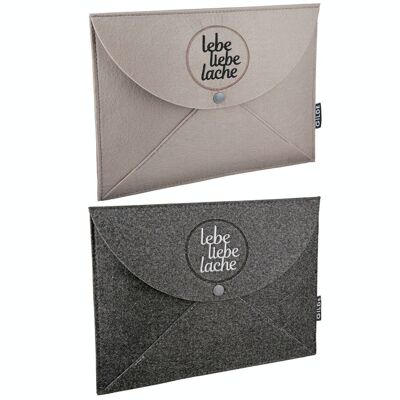 Enveloppe cadeau en feutrine "Live love laugh" neuve VE 8 so