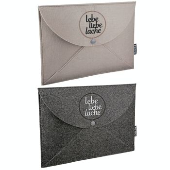 Enveloppe cadeau en feutrine "Live love laugh" neuve VE 8 so 1