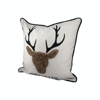 Coussin en tissu "Hirschillen" VE 3 1