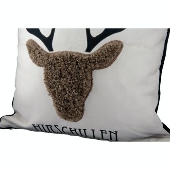 Coussin en tissu "Hirschillen" VE 3 2