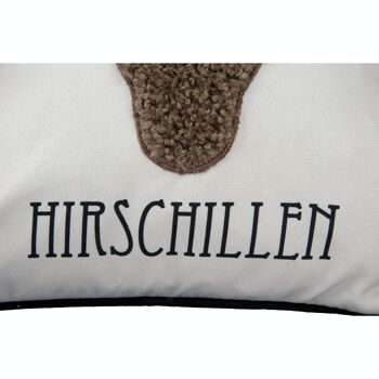 Coussin en tissu "Hirschillen" VE 3 3