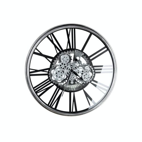 Metall/Glas Wanduhr "Memphis"