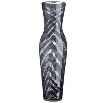 Vase conique en verre "Fascia" 1