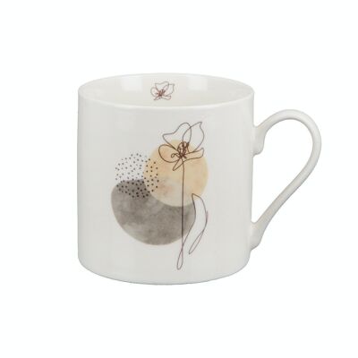 Tazza in porcellana "One Line Flower" VE 6