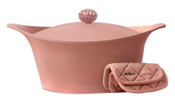 L'INCROYABLE COCOTTE 24 cm - Guimauve
 Packaging Français/Anglais
 Instructions : FR / EN / IT / DE / ES 1