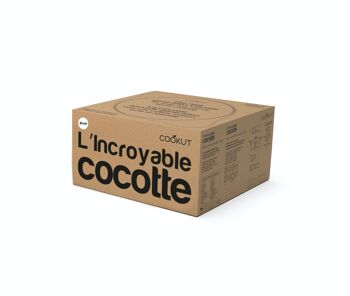 L'INCROYABLE COCOTTE 24 cm - Polaire
 Packaging Français/Anglais
 Instructions : FR / EN / IT / DE / ES 3