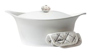 L'INCROYABLE COCOTTE 28 cm - Polaire
 Packaging Français/Anglais
 Instructions : FR / EN / IT / DE / ES 1