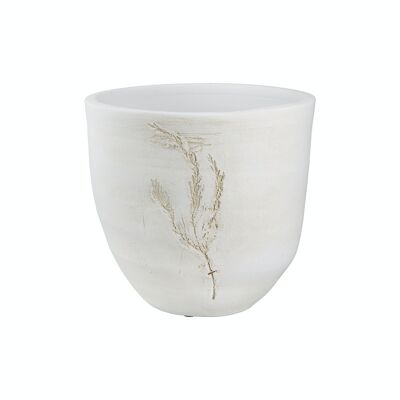 Keramik Übertopf "Gräser" VE 4