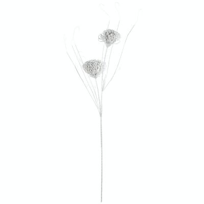 Fiore di gommapiuma "Bianco" VE 4