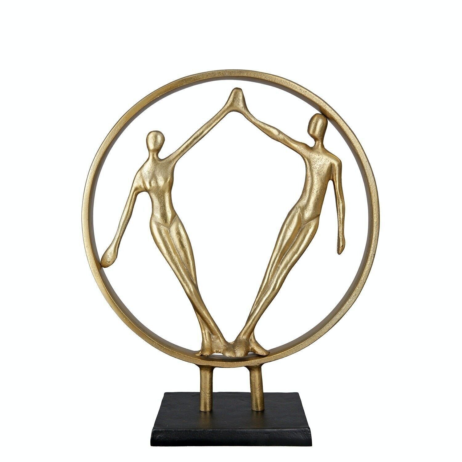 Oggetto in alluminio "mano nella mano"