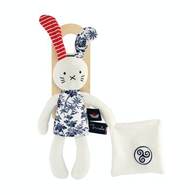 BREIZHOU / La Isla de las Flores - Marioneta con peluche MM CONEJO 28cm - Triskel