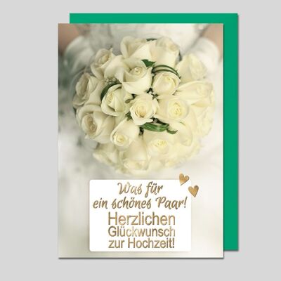 Hochzeitskarte WAS FÜR EIN SCHÖNES PAAR!