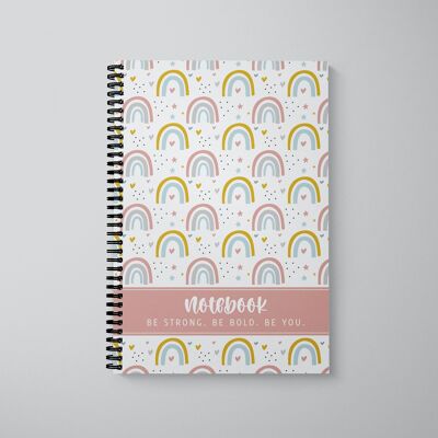 Lined Notebook A5 Rainbow Dreams