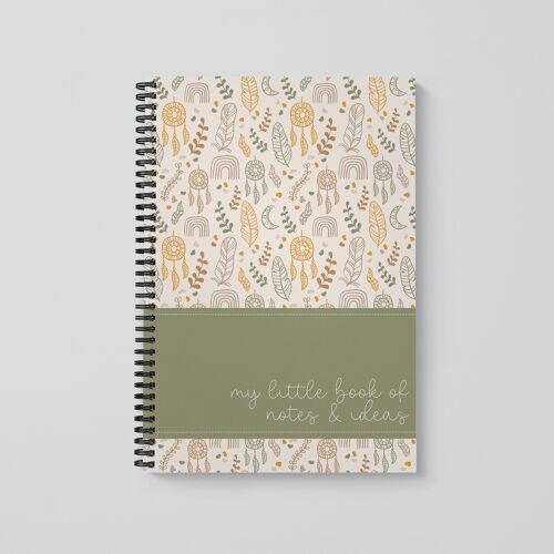 Blank Notebook A5 Boho Dreams