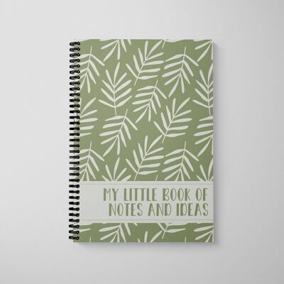 Blank Notebook A5 Rich Botanical