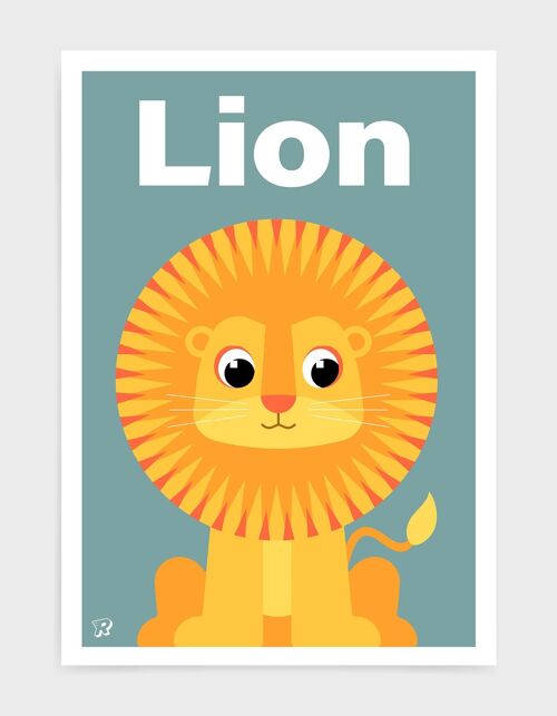 Lion - A4 - Lion text