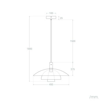 Ledkia Suspension Verre Dolly Multicolore 2