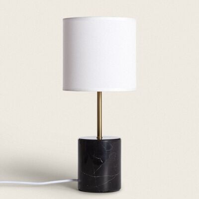 Ledkia White Craudy Marble Table Lamp