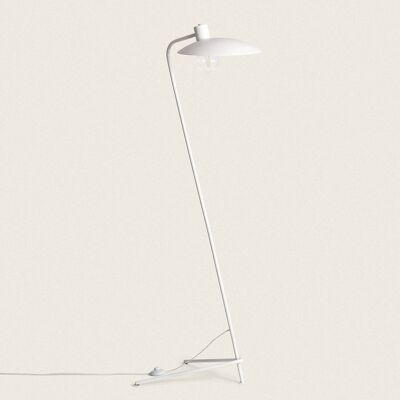 Ledkia Floor Lamp Metal Lineo White