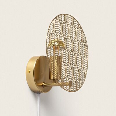 Ledkia Wall Lamp Metal Delly Gold