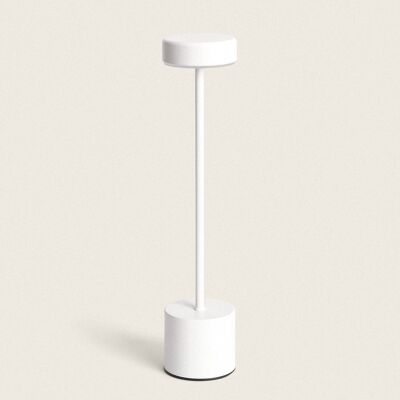 Ledkia Lampe de Table LED Portable 2W avec Batterie Rechargeable USB Zimba Blanc