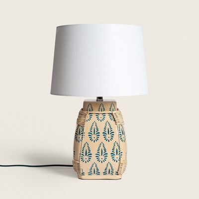 Ledkia Ceramic Table Lamp Ariché White