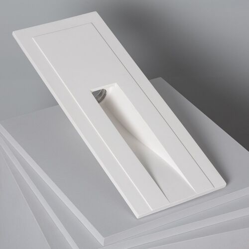 Ledkia Aplique de Pared Integración Escayola/Pladur para Bombilla LED GU10 / GU5.3 Corte 503x203 mm Blanco