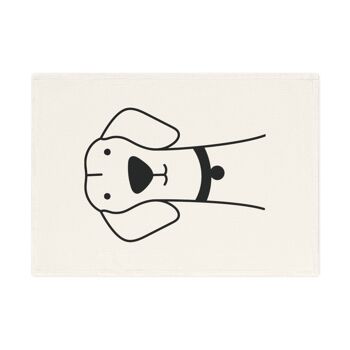 Vizsla dog Cotton Tea Towel, 50 x 70 cm, coton biologique, torchon de cuisine pour chien écologique, serviette de salle de bain avec chiots 8