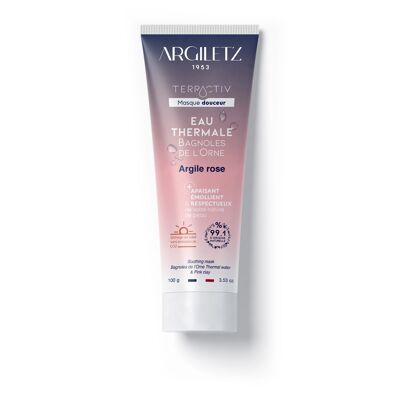 Masque visage  à l'eau thermale argile rose