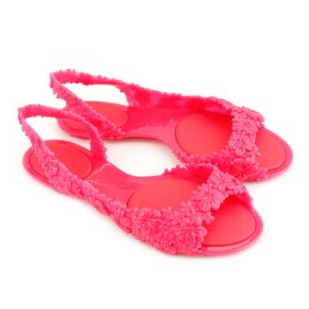 Sandale rose fluo Sunie's Hawaii 1