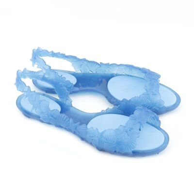 Sandales Sunies Sea & Ocean Bleu Fluo