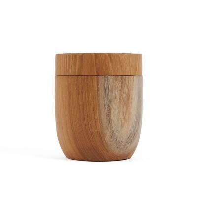 The Teak Root Jar Low - M