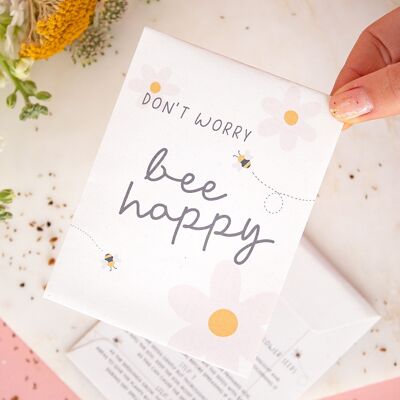 Keine Sorge, Bee Happy – Wildblumensamen