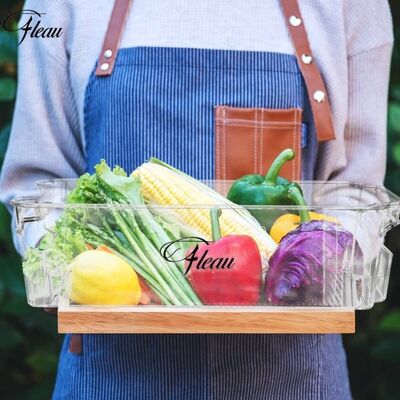 Transparant Fleau fridge organizers - fridge box