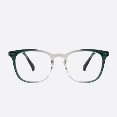 ECOLOGICAL READING GLASSES (PRESBYOPIA) - EUROPA CRYSTAL GRADIENT GREEN