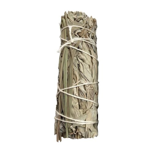 Sage Smudge Stick, Sweet Grass and White Sage 4"