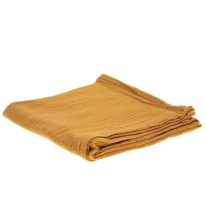 Muslin swaddle 100 x 100 cm made of organic BIO cotton muslin swaddle Apricot