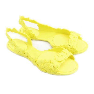 Sandalias amarillas de mariposa de Sunie