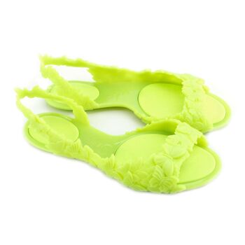 Sandales Sunie's Butterfly jaune fluo 1