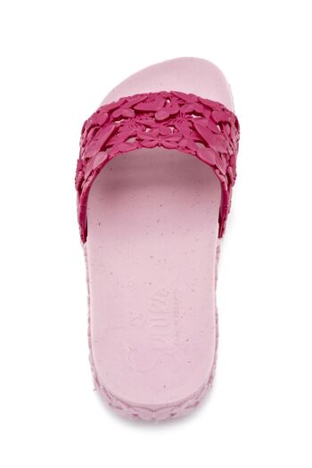 Diapositives d'été mignonnes Sunies Slide papillon rose 9