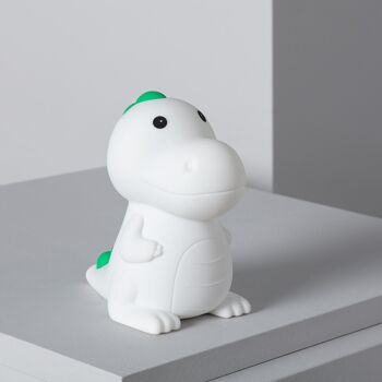 Ledkia Veilleuse LED Enfant Dinosaure RGB Silicone avec Batterie RGB 8