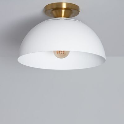 Ledkia Ceiling Lamp Aluminum Demeter White