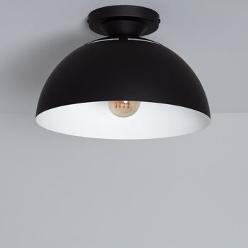 Ledkia Plafonnier Aluminium Demeter Noir 1